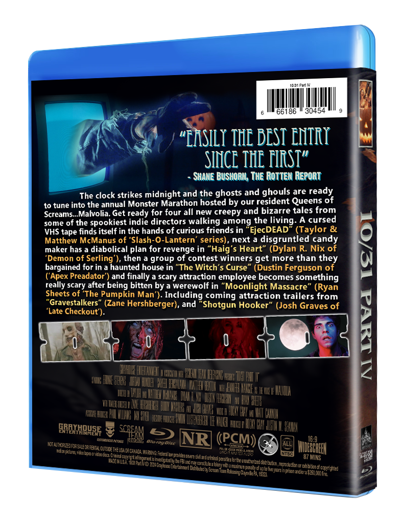 10/31 PART IV - (Signed Blu-ray with Slip Cover) PRE-ORDER