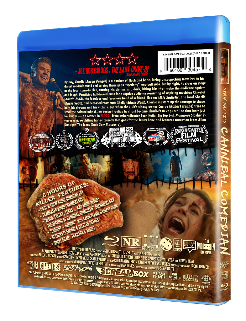 Signed Cannibal Comedian - (Blu-ray with LE Slip Cover) PRE-ORDER