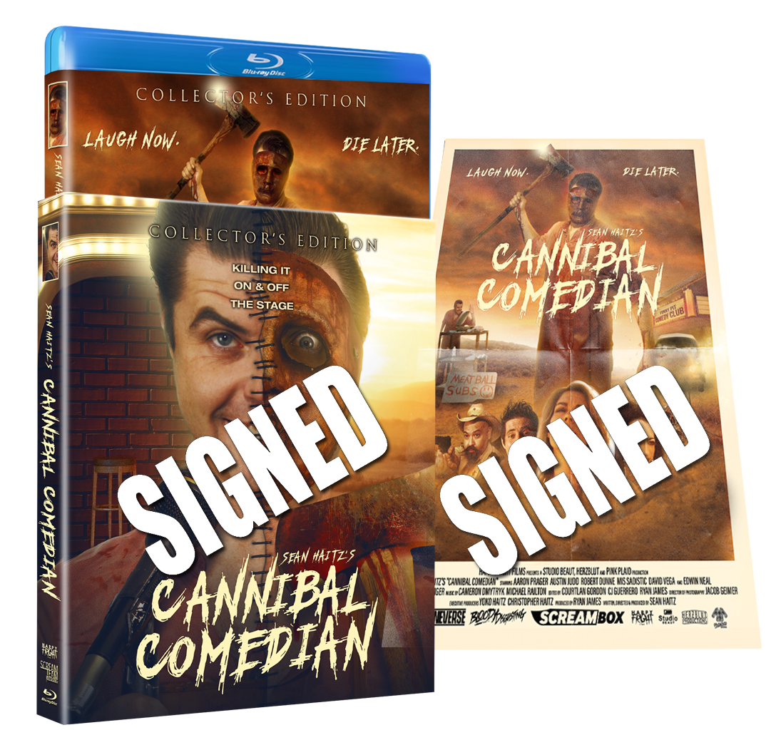 Signed Cannibal Comedian - (Blu-ray with LE Slip Cover)