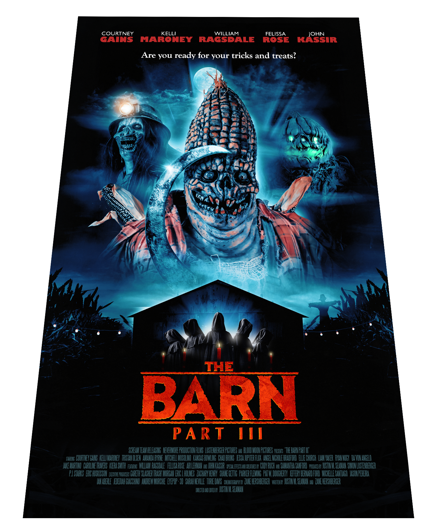 The Barn Part III - The Candycorn Scarecrow Poster - Creepy Duck (11x17)