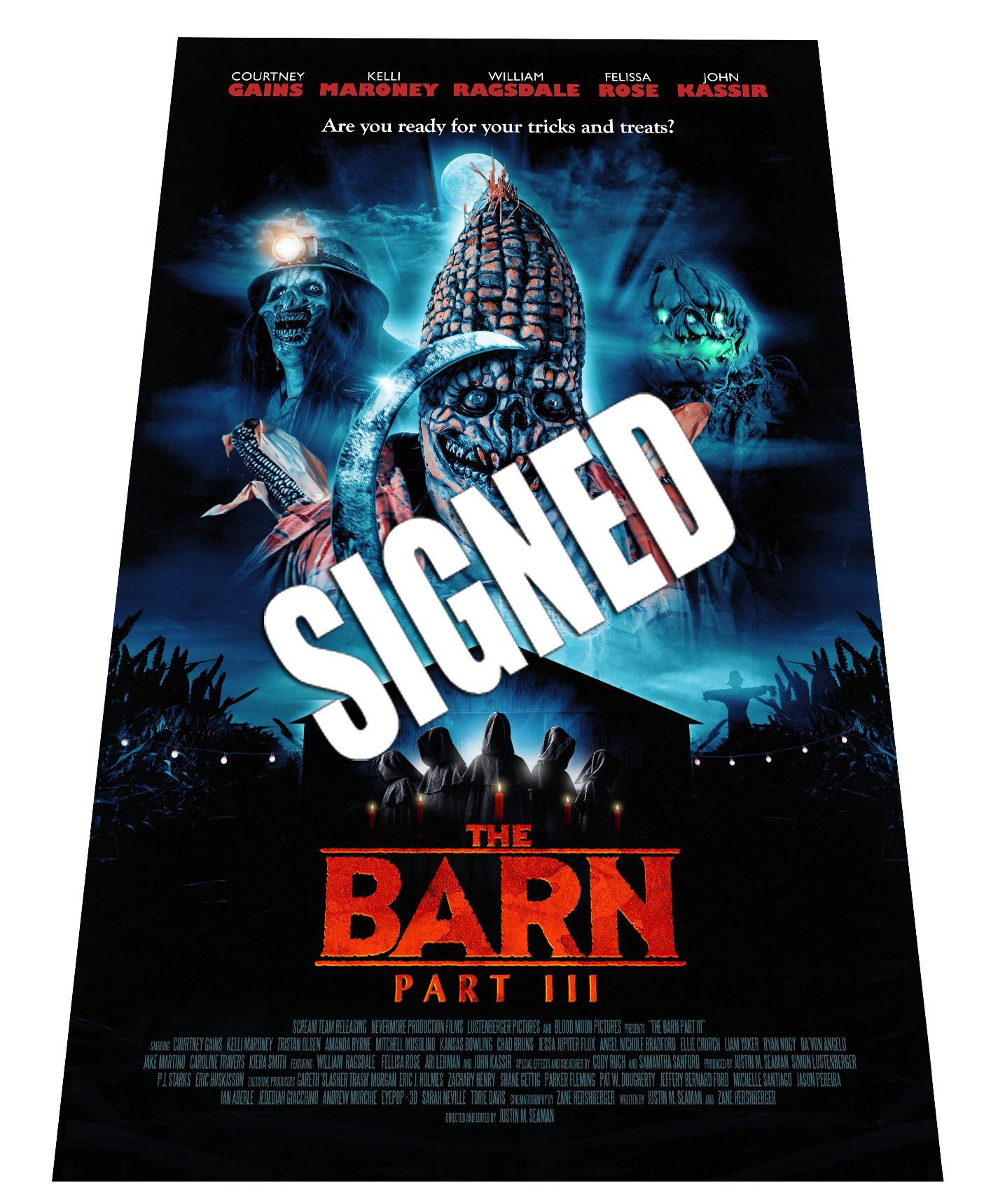 The Barn Part III - The Candycorn Scarecrow Poster - Creepy Duck (11x17)