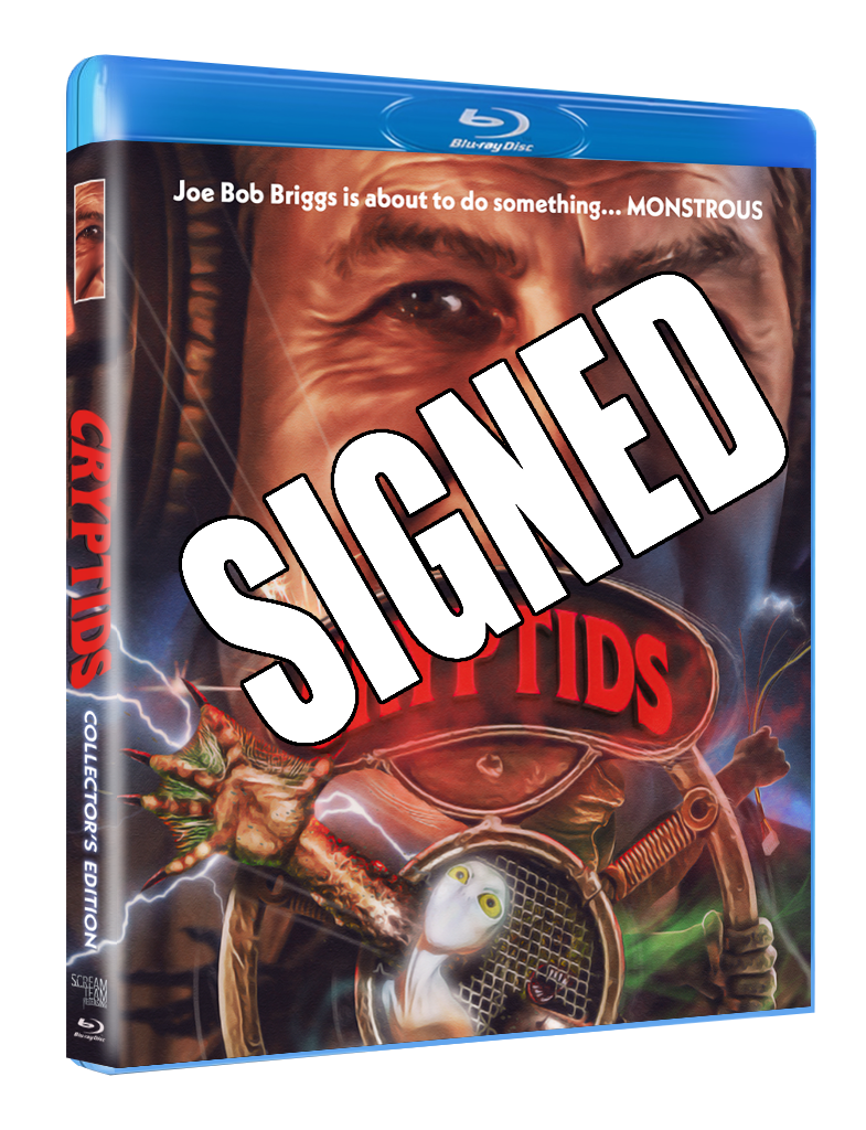 Cryptids - (Signed Blu-ray by Joe Bob Briggs and Directors)