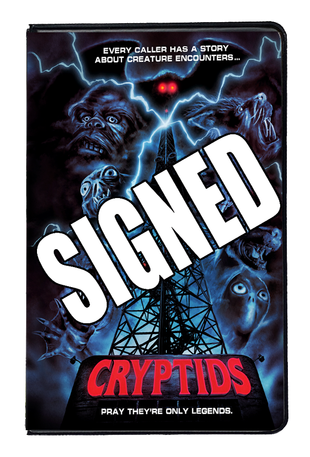 Cryptids - (Signed VHS by Joe Bob Briggs and Directors)