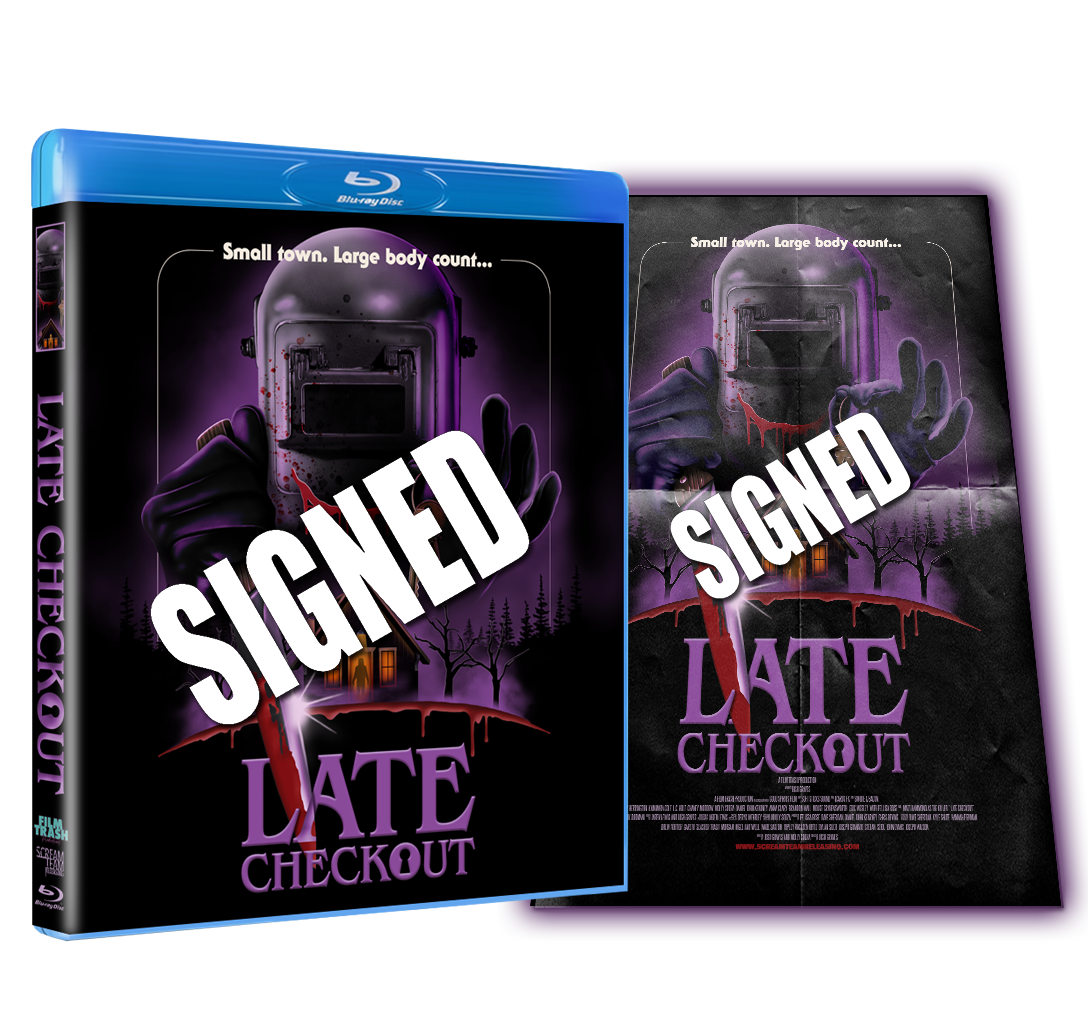 Late Checkout- (Signed Blu-ray)