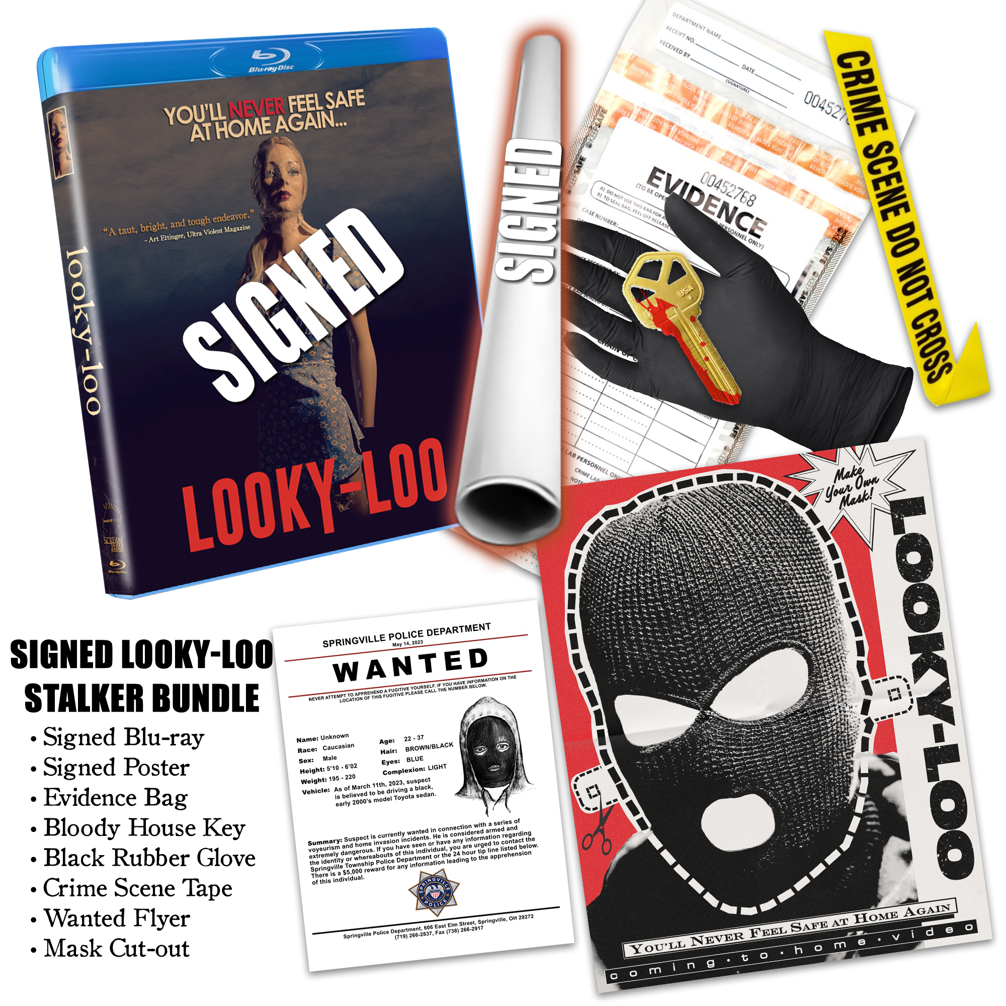 Looky Loo Stalker Bundle Blu-ray - (Choose Signed or Non-Signed)