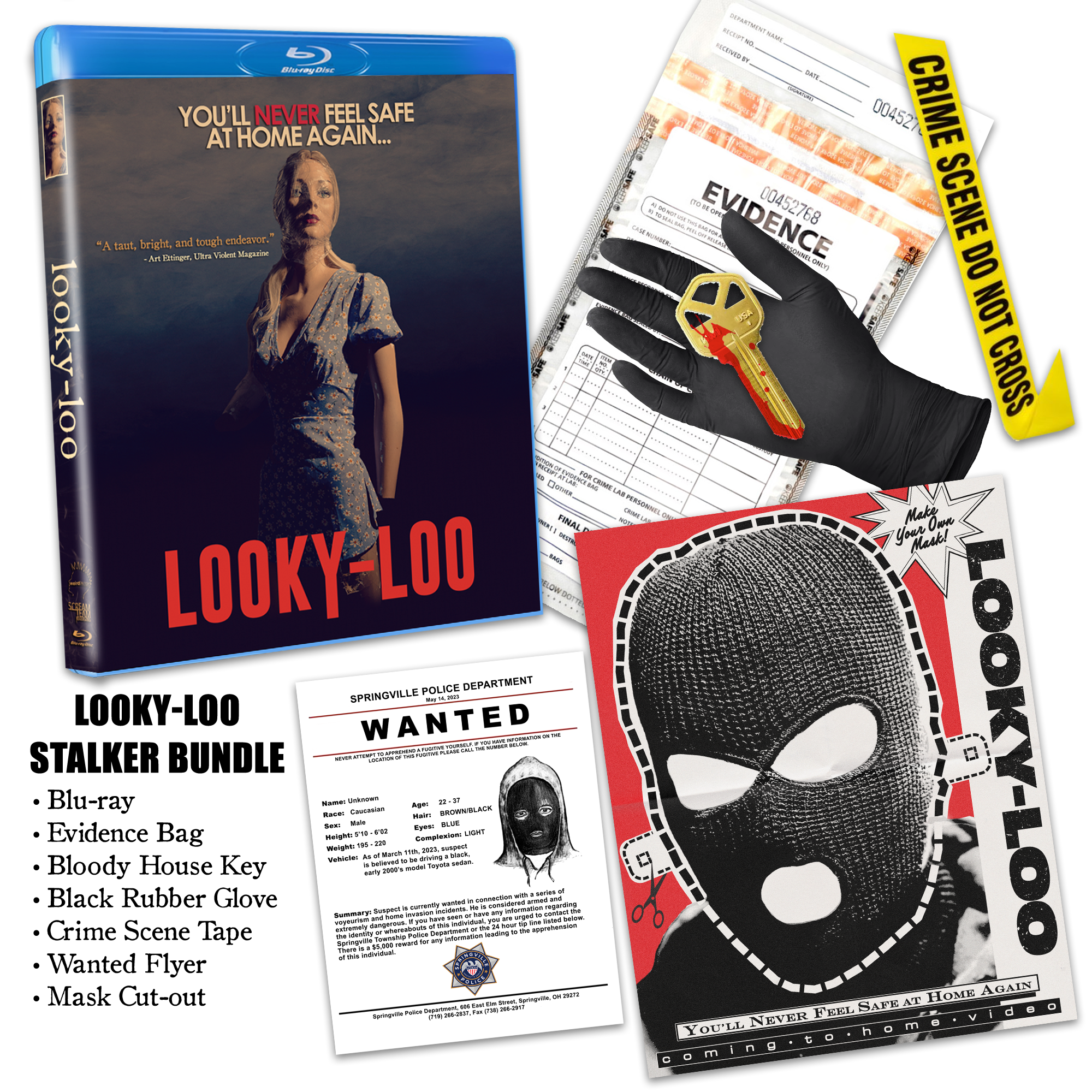 Looky Loo Stalker Bundle Blu-ray - (Choose Signed or Non-Signed) PRE-ORDER