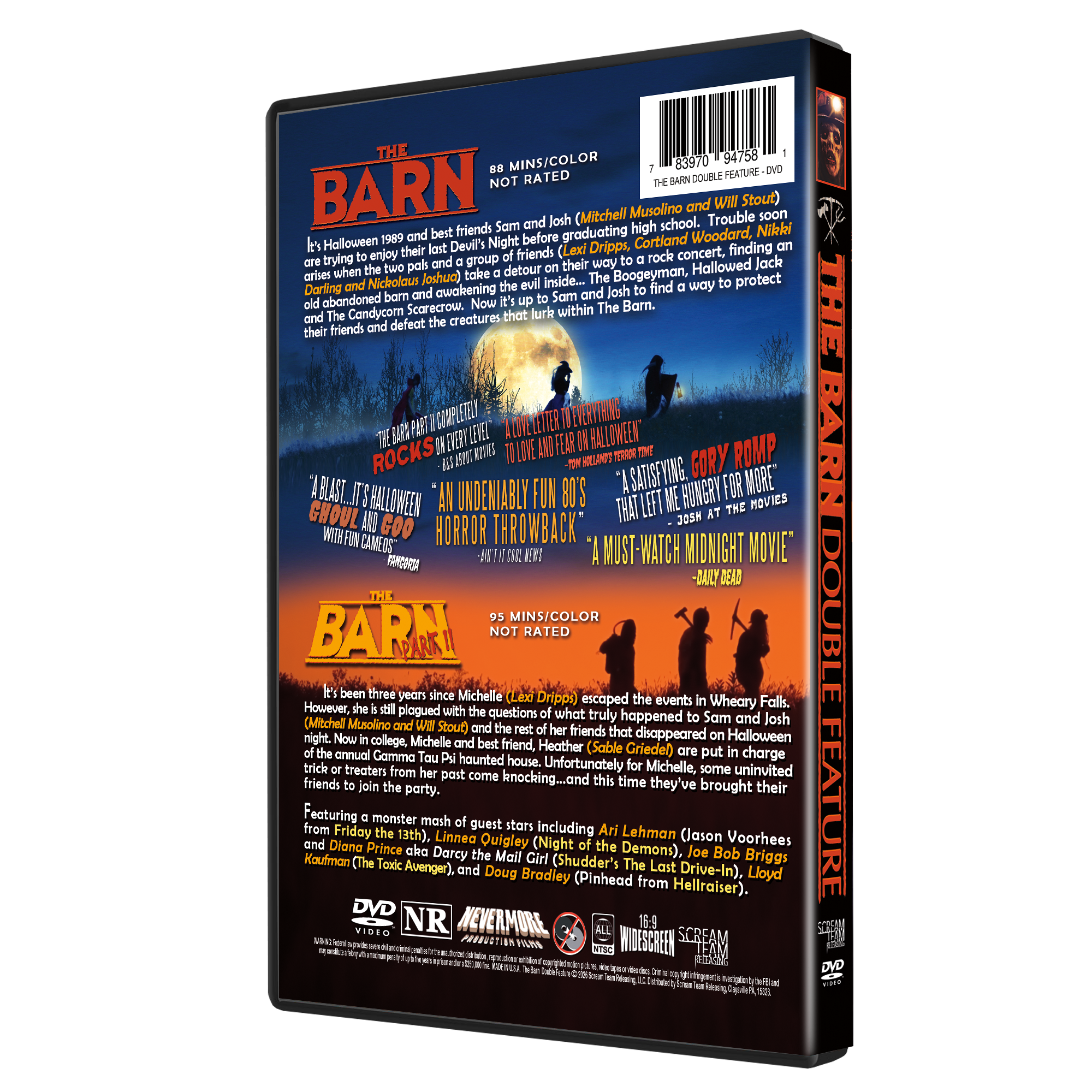 The Barn and The Barn Part II Double Feature- (DVD)