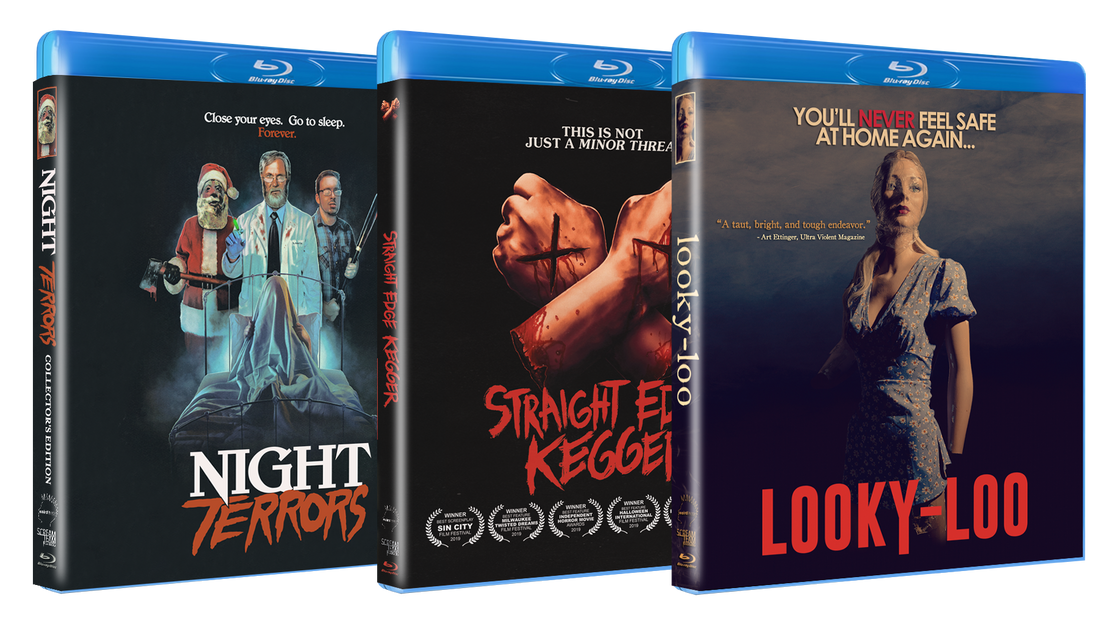 Weird on Top Collection - Looky-Loo, Straight Edge Kegger & Night Terrors (Blu-ray) PRE-ORDER