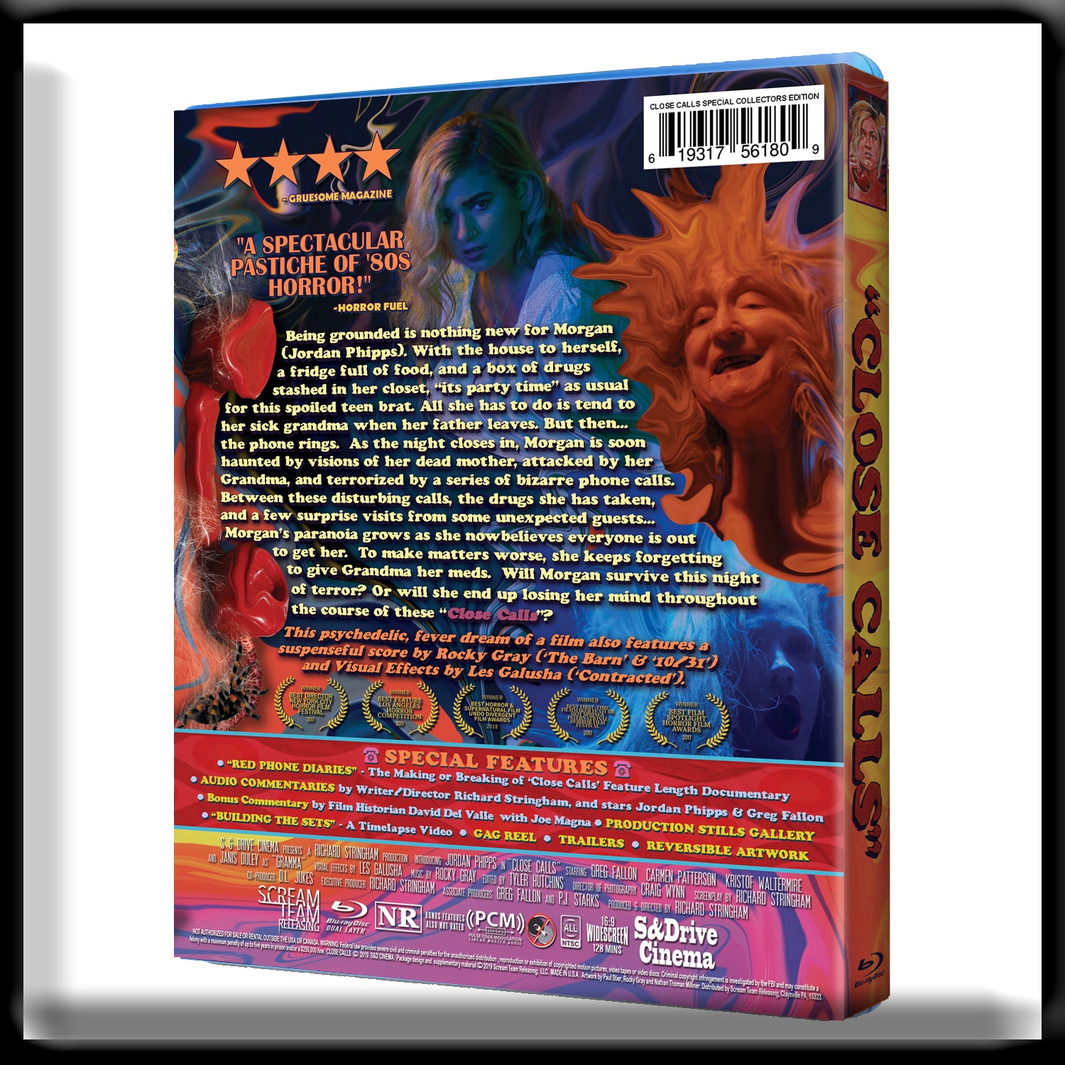 Close Calls - Special Collectors Edition (Dual Layer Blu-ray+DVD) SIGNED + Slip Cover