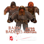 The Barn - Barn Baddies - Retro Pillow Fighters