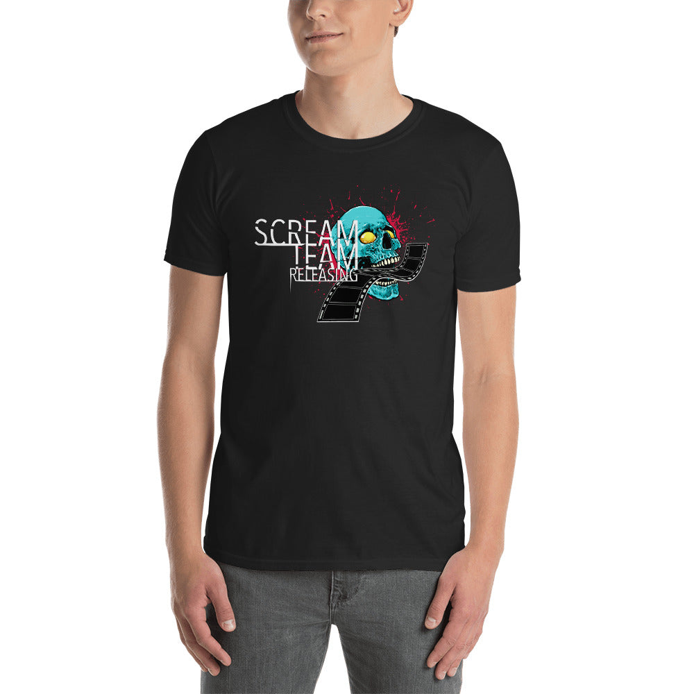 Scream Team Releasing T-Shirt (Blue Skull)
